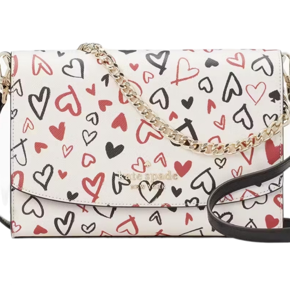 Kate Spade Heart Scribble Purse
